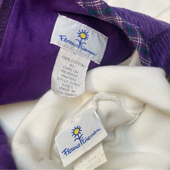 Florence Eiseman Blueberry Corduroy Jumper Set - Picture 8 of 8